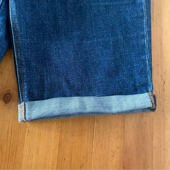 OLD NAVY Size 10 Blue High Rise Bermuda Denim Jean 7” Shorts - Picture 5 of 16